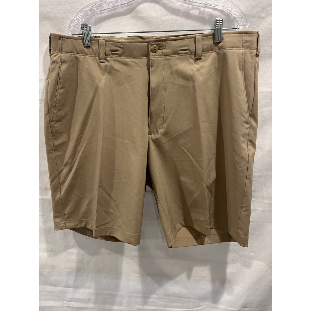 Ben Hogan Performance Golf Short Mens 40 Tan Chinchilla Stretch Moisture Wicking